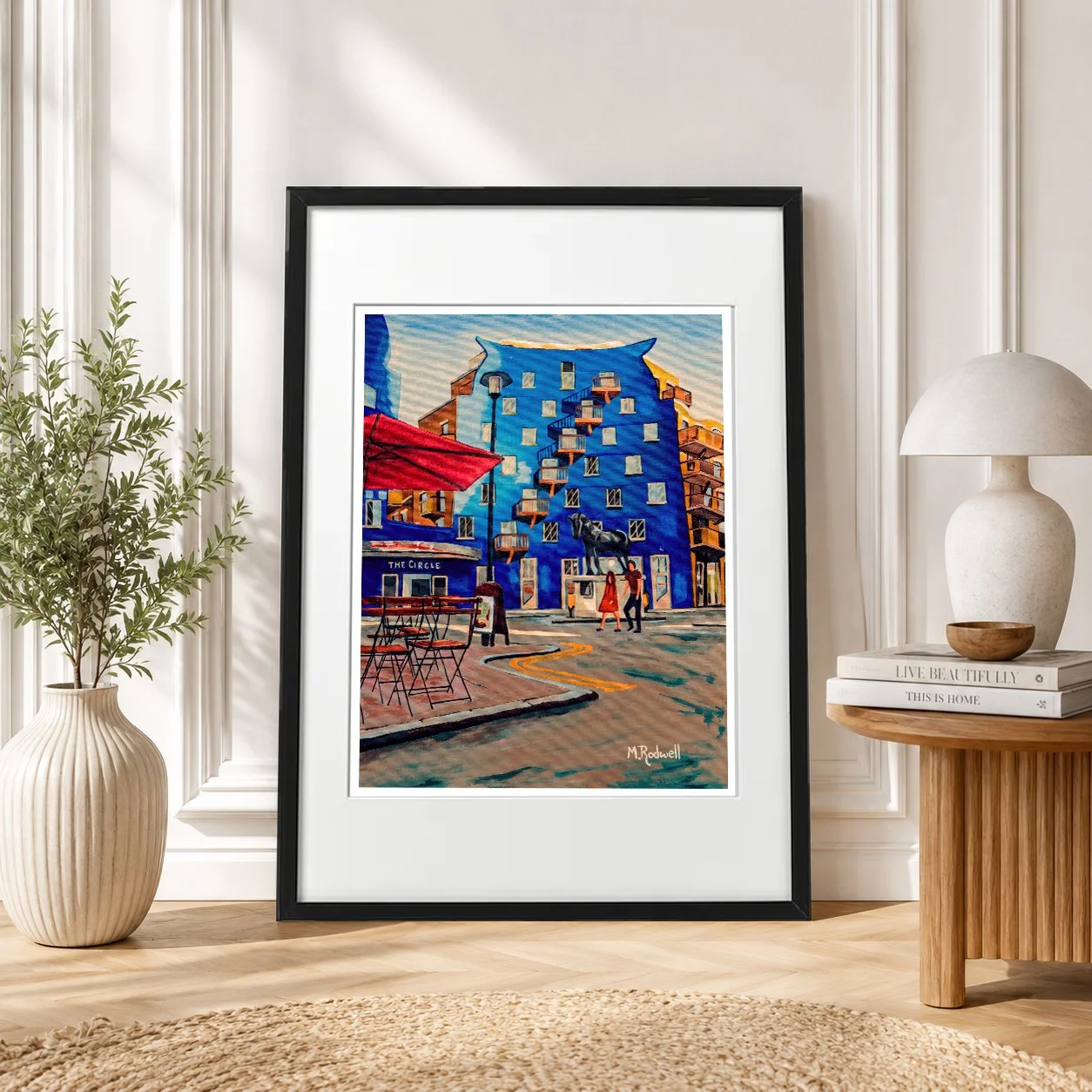 Captivating Acrylic Painting of The Circle, Shad Thames | London
